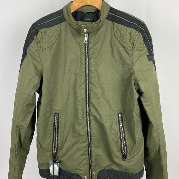 Diesel olive bomber jacket - Picture 1 of 3